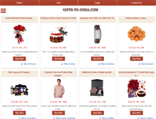 Tablet Screenshot of gifts-to-india.com